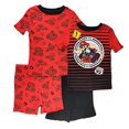thumbnail image 2 of Ensemble Pyjama en Coton 4 Pièces pour Petits/grands Garçons (4, Rouge/noir), 2 of 2