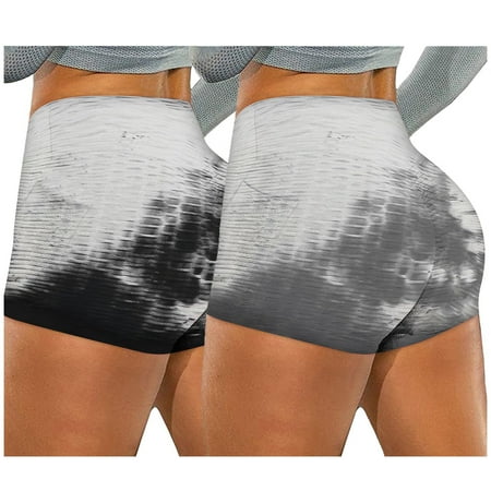 

Mortilo Workout Bra Women Wrinkled Tie-dye Pockets Stretch Running Fitness Yoga Pants Biker Shorts Polyester Yoga Leggings