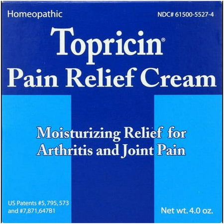 Topricin Pain Relief Cream, 4 OZ