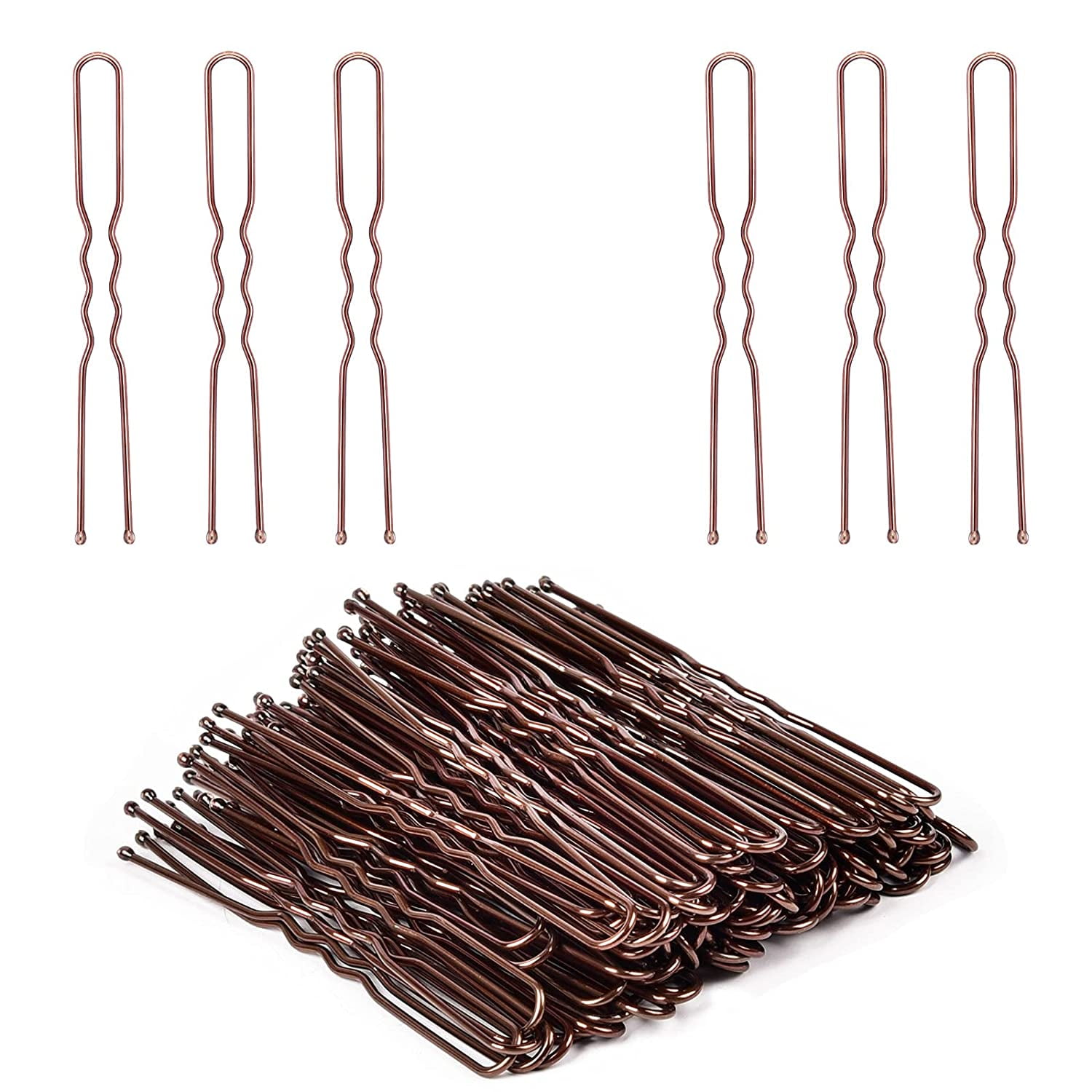 NEW PACK 30 METAL KIRBY HAIR GRIPS CLIPS BOBBY PINS 6cm FOR BUN UP DO TIDY  HAIR Mädchen LA2415206