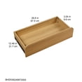 thumbnail image 5 of Better Homes & Gardens Juliet 3 Drawer Nightstand with USB, Light Honey, 5 of 11