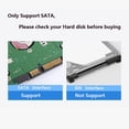 thumbnail image 3 of External Hard Drive Case, 2.5inch Hard Drive Enclosure Hot Swappable Easy To Install  for 9.5mm 2.5inch SSD HDD, 3 of 7