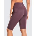 thumbnail image 2 of Shorts CRZ YOGA Sensación Desnuda 25 cm Cintura Alta con Bolsillos Ciruela M, 2 of 4