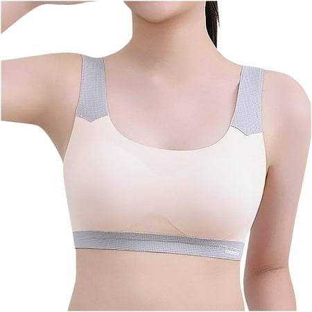 YABCSAZ Big Girls Bras Training Bra Spaghetti Strap Sports Bra Casual Solid Color Student Bralette Soft Comfort Flex Fit Seamless Underwear breathable Bras Youth Bra age 12-15 Size M