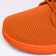 thumbnail image 6 of Womens Mesh Breathable Walking Shoes Comfortable Lightweight Running Wide Toe Outdoor Hiking Sneakers Orange 8, 6 of 9