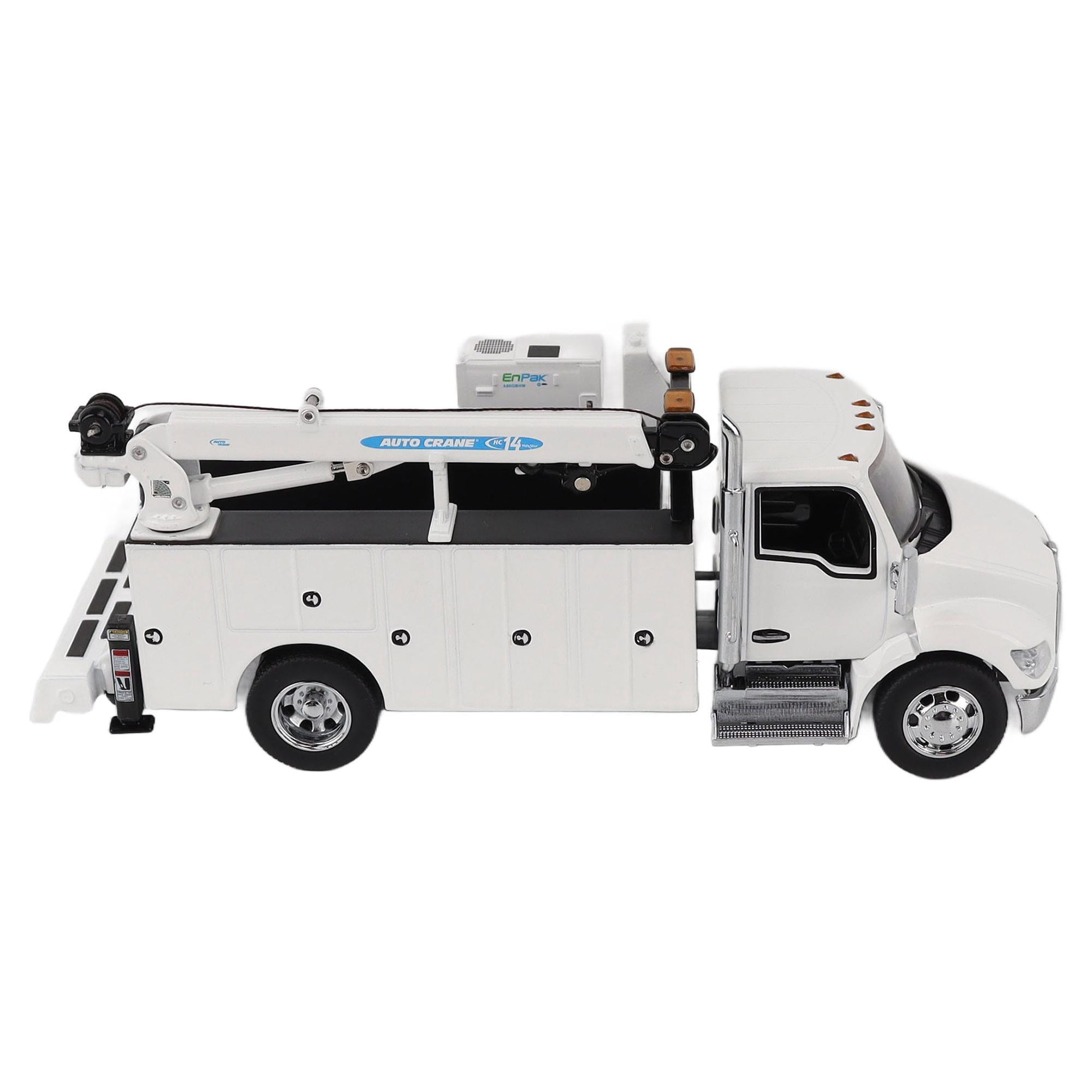 Diecast Masters 1/50 White Kenworth T380 Auto-Crane Titan85-Body HC14 Crane Work Truck with Miller EnPak A60 71212