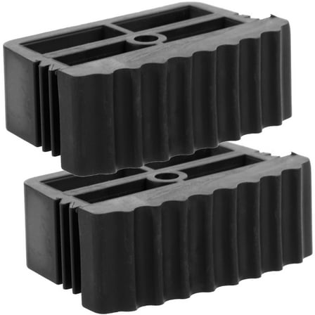 DEEPCRAFF Ladder Foot Protectors 2Pcs Non Slip Rubber Pads for Extension Ladders 11.8*7.9*3.9in