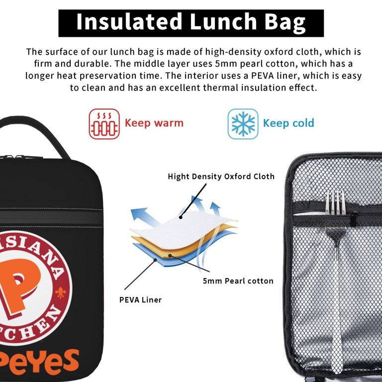 Popeyes Louisiana Kitchen Lunch Bag Lunch Box Insulated