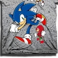 thumbnail image 5 of SEGA Boys Sonic The Hedgehog Shirt, The Hedgehog Trio Graphic T-shirt Grey - S, 5 of 7