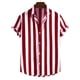 thumbnail image 2 of Camisa de manga corta con solapa informal estilo japonés de rayas 3D para hombre de verano 2024, camisas de calle Harajuku, ropa para hombre y mujer, 2 of 5
