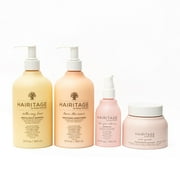 Hairitage Smooth Sailing Bundle with Outta My Hair Gentle Daily Shampoo, Tame the Mane Smoothing Conditioner, Take Your Vitamins Argan Oil, and Mask-querade Transforming Hair Mask