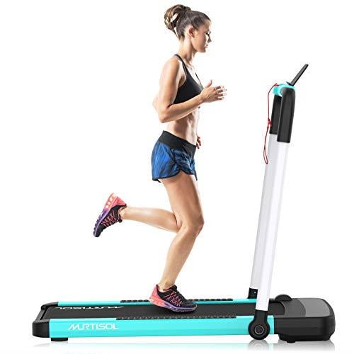 MURTISOL 2 in 1 Folding Treadmill 2.25HP Under Desk Electric Treadmill Walmart