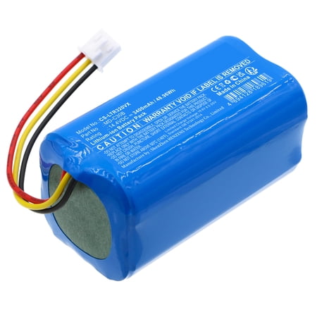 Replacement Battery for iHome Eclipse AutoVac iHRV2 iHRV4-GRY 3400mAh/14.4V