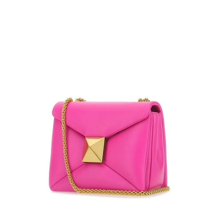 Valentino Garavani Woman Pink Pp Nappa Leather One Stud Shoulder Bag