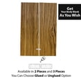 thumbnail image 4 of Exotic Zebrawood Electric/Bass Guitar Wood Body Blanks - Handcrafted for Precision and Style - 21" x 15" x 1-3/4" (2 Piece, Glued, Planed), 4 of 6