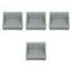 thumbnail image 1 of 4x Posavasos para muebles, protectores de suelo para evitar arañazos. gris, 1 of 9