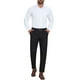 thumbnail image 2 of Camisa de vestir de patrón de negocios de manga larga con botones para hombres Inspire Chic M Blanca, 2 of 5