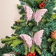 thumbnail image 1 of Adornos navideños, adornos navideños, regalos navideños. Decoraciones navideñas artificiales de terciopelo de alta gama de doble capa para la decoración del árbol de Navidad. Decoraciones de plástico., 1 of 6