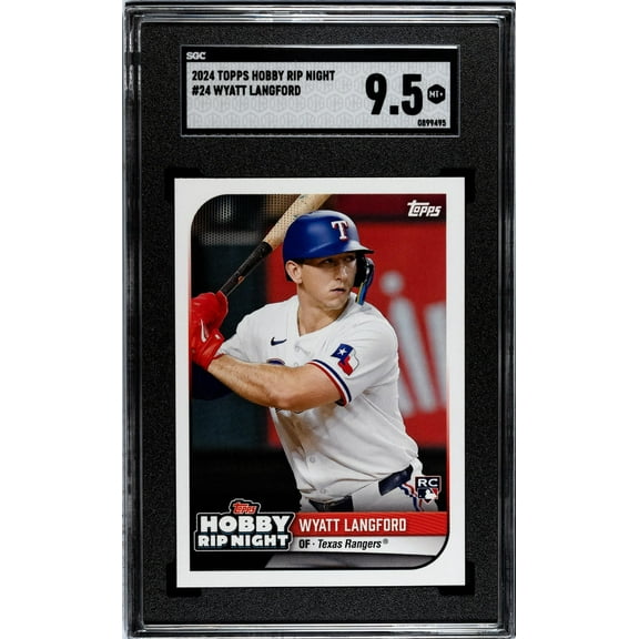 2024 Topps Hobby Rip Night #24 Wyatt Langford SGC 9.5