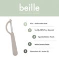 thumbnail image 2 of Beille Ceramic Blade Wheat Straw Vegetable Peeler Kitchen Gadgets Meal Prep 6.5 Inch, 2 of 9