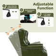 thumbnail image 5 of AVAWING Classic Boss Chair Wingback Traditional Chair High Back Faux Leather Chair Ergonomic Executive Office Chair Swivel Desk Chair, Green, 5 of 7