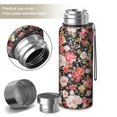 thumbnail image 2 of 20 Oz Pioneer Flower Coffee Tumbler Double Wall Insulated Stainless Steel Water Bottle | Metal Reusable Thermoses Flask with Cup Cap | Leak & Sweat Proof with Anti-Dust Lid, 2 of 7