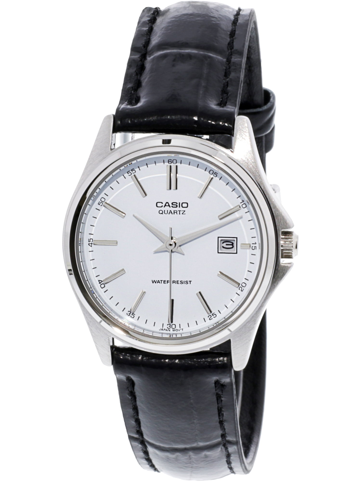 Casio Women's Core LTP1183E7A White Leather Quartz Fashion Watch