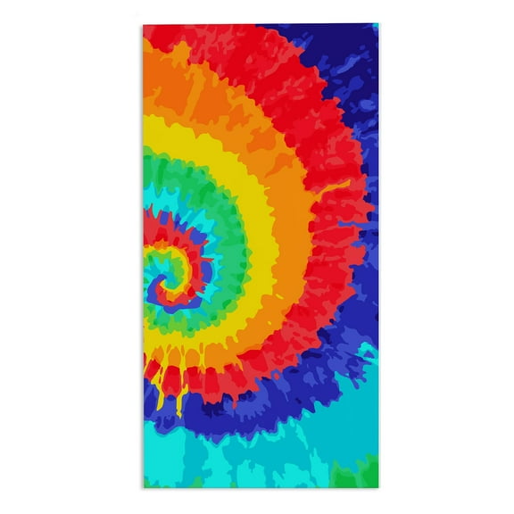 Personalization Mall Tie-Dye Fun 30x60 Beach Towel