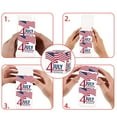 thumbnail image 4 of Nkmbld July 4th Decorations 12 Pc Flag Party Candy Box Recyclable Patriotic Thank You Goodie Gift Treat Bags for Patriotic Veterans Day Memorial Independence Retirement Party, 4 of 6