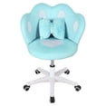 thumbnail image 3 of Queroig Kids Desk Chair, 360-Degree Swivel Makeup Chair, Adjustable Height Kids Computer Chair with Bow Pillow, Children Desk Chair for Boys Girls in Home Bedroom Study Room, 3 of 8