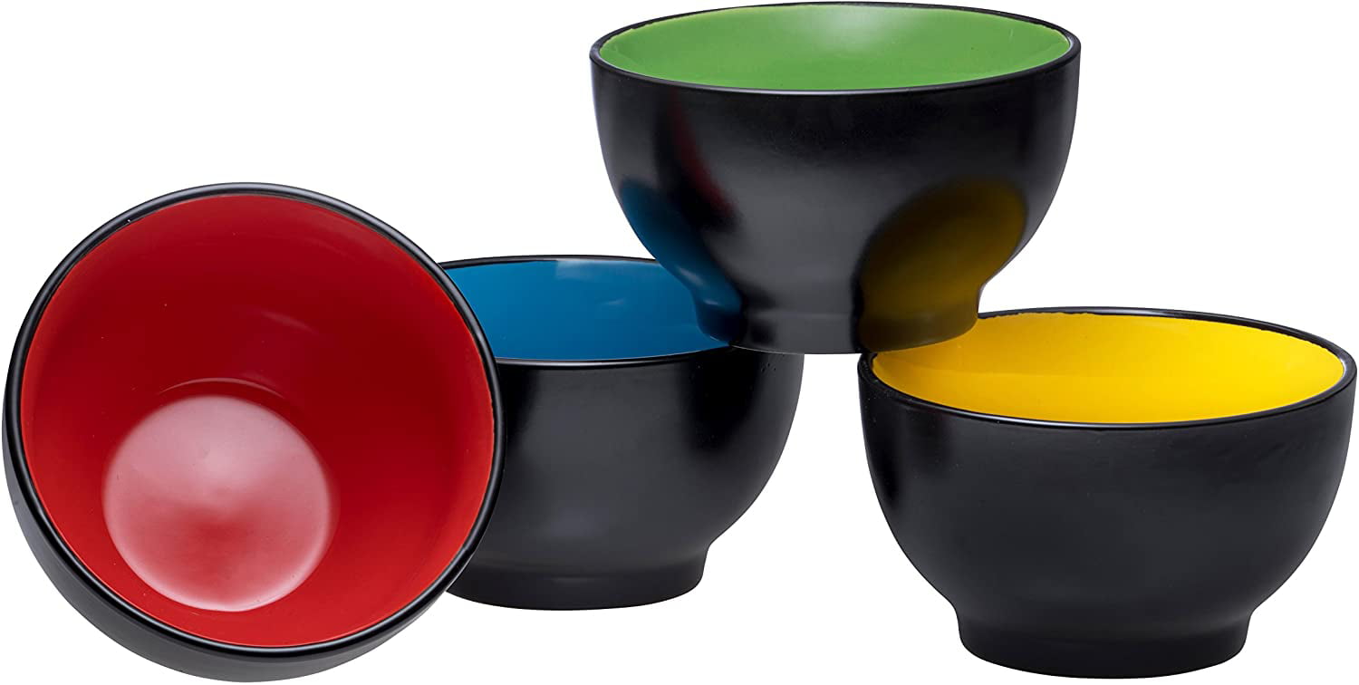Details about   Bruntmor Ceramic Soup Bowls Set of 2 Serving Bowls With Handle & Lid 20 OZ Black