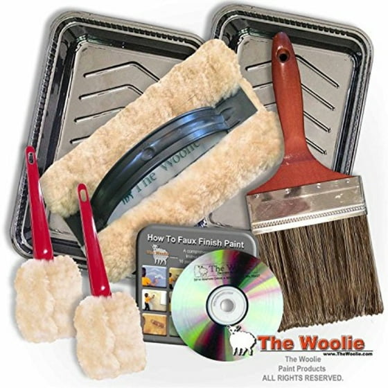 New 2018 Official Faux Painting Kit By The Woolie With Bonus Items Departments