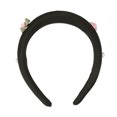 thumbnail image 4 of Unique Bargains 1 Pc French Rose Pearl Headbands Black, 4 of 6