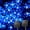 Blue, variant on 60 LED Solar Flower String Lights for Outside Waterproof Fairy Lights for Garden Yard Fence Patio Christmas Tree Wedding Party Decor, Blue