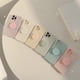thumbnail image 3 of Macarons Teléfono Móvil Con Soporte De Silicona tpu Funda Para iphone 11 12 13 14 pro max plus, 3 of 4