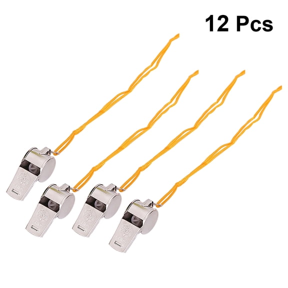 GOOHOCHY 12 Pcs Whistle for Camping Hiking Whistles Survival Seaside