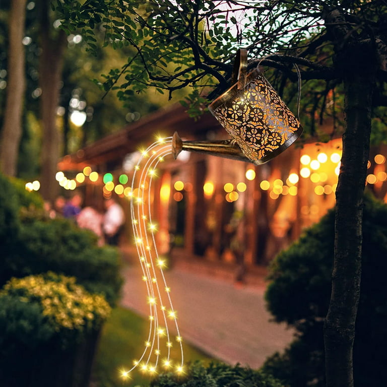 Duety Watering Can Fairy Lights Solar Outdoor Solar Watering Can Led String  Light Garden Light Decorative Strip Starry Fairy Night Lights Outdoor for