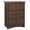 Espresso, variant on SONGMY Sonoma Traditional Tall Nightstand Side Table with 3 Drawers, Functional Tall 3-Drawer Bedside Table 16" D x 23" W x 29" H, Black, BDC-2403
