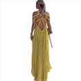thumbnail image 4 of Vestido de Fiesta con Cuello Halter y Nudo de Cuerda para Mujer (Verano 2024) Color Matcha Talla Única, 4 of 10