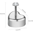 thumbnail image 6 of LQQBOX Onigiri Mould,Stainless Steel Heart Shaped Rice Ball Mould, Musubi Press Mould for Kid Lunch Bento and Home DIY, 6 of 7
