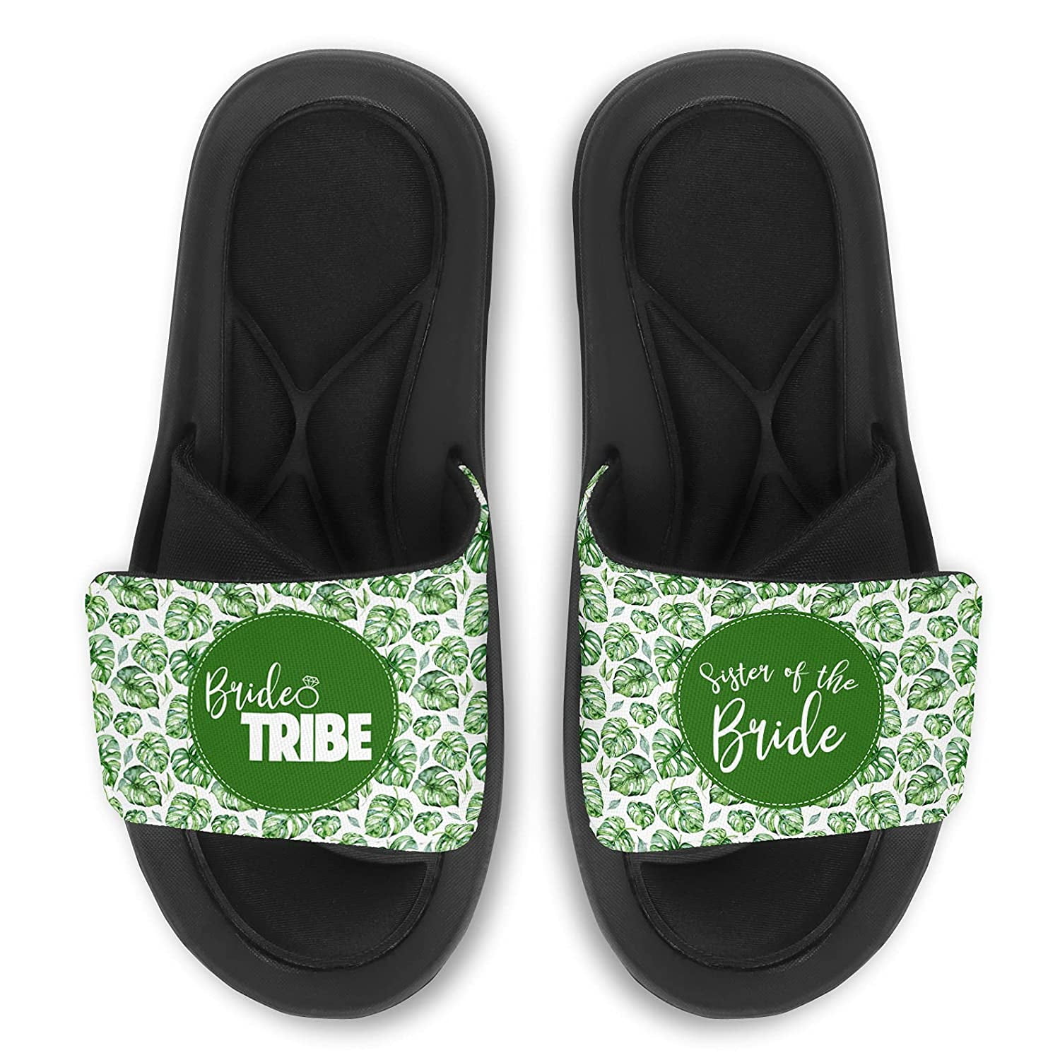 bride tribe flip flops