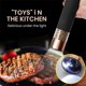 thumbnail image 4 of 2Pcs Automatic Salt Pepper Grinder Electric Spice Mill Battery Powered Adjustable Coarseness Pepper, 4 of 5