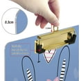 thumbnail image 4 of RYLABLUE Cute Rabbit Clipboard Hardboard Wood Nursing Clip Board and Pull for Standard A4 Letter 13x9 inches, 4 of 5