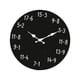 thumbnail image 2 of Reloj de pared con ecuaciones matemáticas, decoración creativa para el hogar, divertido, enseñanza de matemáticas, silencioso, sin , reloj de Estilo B, 2 of 9