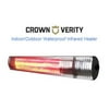 Crown Verity Waterproof Infrared Heater, 1500w, with BlueTooth Remote Control