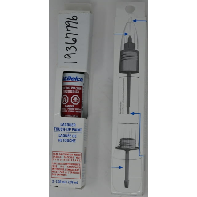 OEM Genuine GM ACDelco 4 in1 Touch Up Paint CODE 80U WA301N RED JEWEL