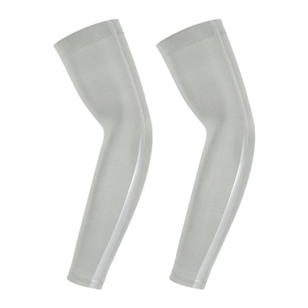 Mangas de Brazo de Protección Solar para Hombres Manga de Hielo Reflectante, Cubierta de Correr Al Aire Libre Transpirable Protección Uv de Color Sólido