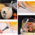 thumbnail image 6 of Bybiment Bombilla Mate Yerba Straws, 6-Pack Bombilla Yerba Mate Straw with Filter, 2-in-1 Metal Straws Made of 304 Steel, 6.2 Inch Short Spoon, 6 of 7