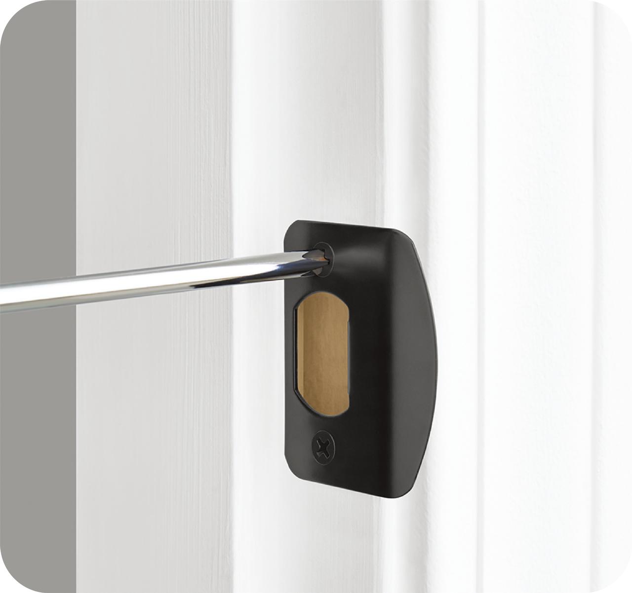 Hyper Tough Keyed Entry Ball Locking Doorknob Matte Black Finish