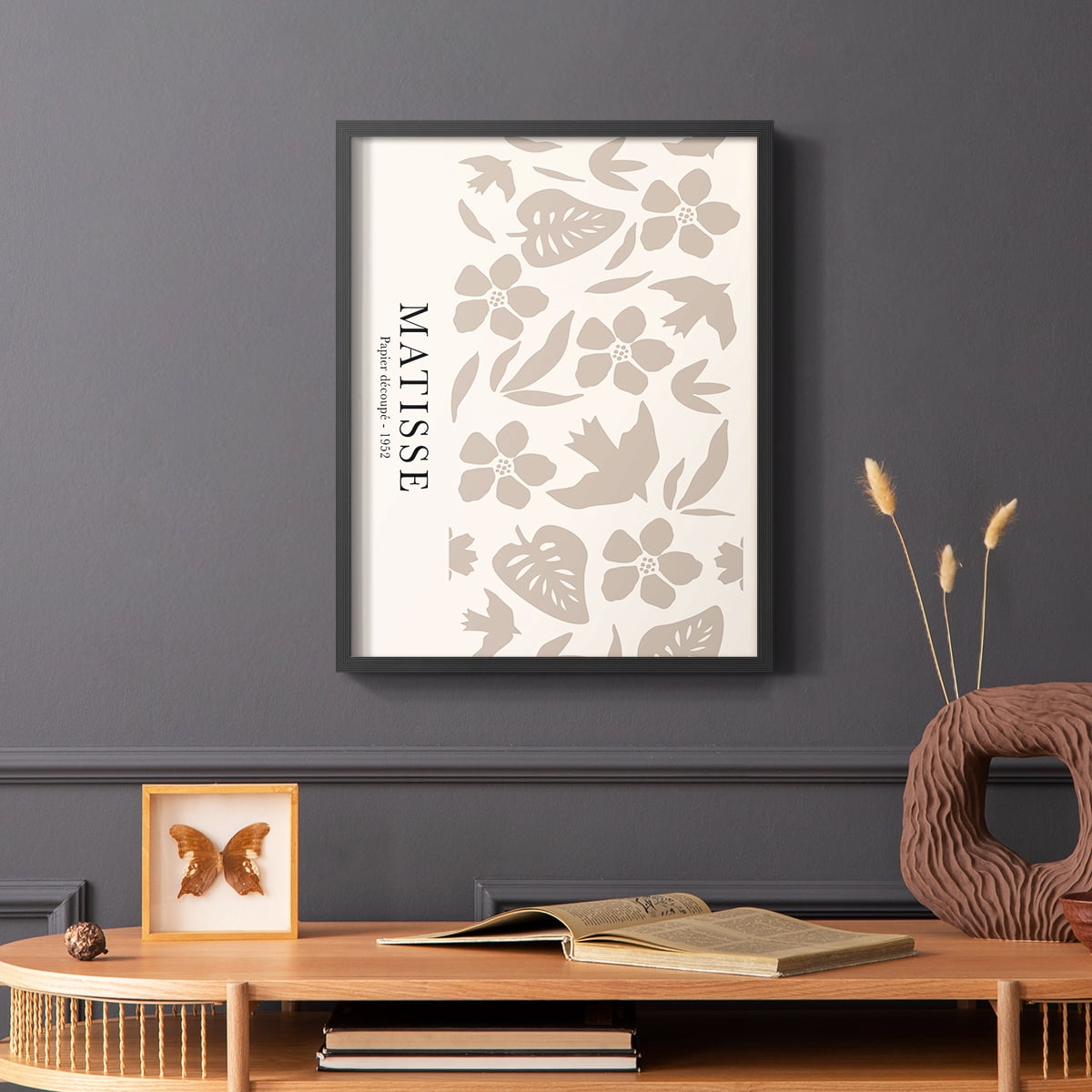 Matisse CCLVII in Solid Wood 22 x 28 Framed Print